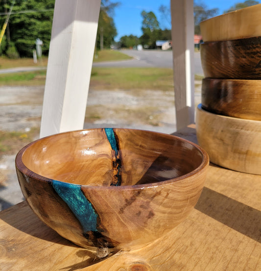 Hand Turned Epoxy Bowl